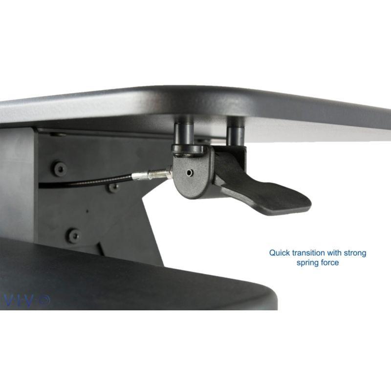VIVO - Compact Height Adjustable Standing Desk Riser - Standing Desk Nation
