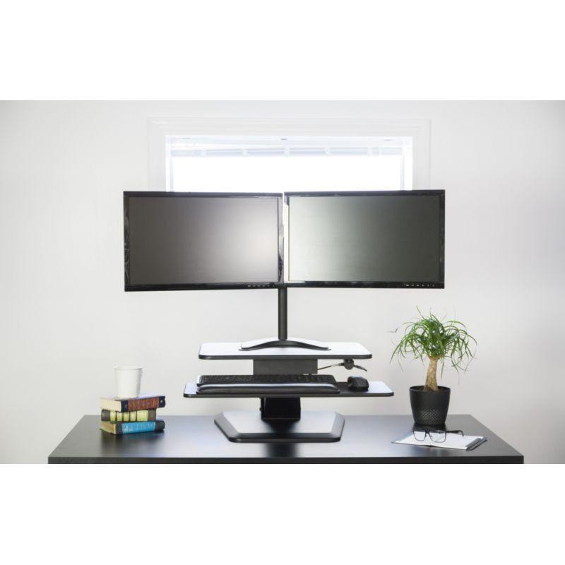 VIVO - Compact Height Adjustable Standing Desk Riser - Standing Desk Nation