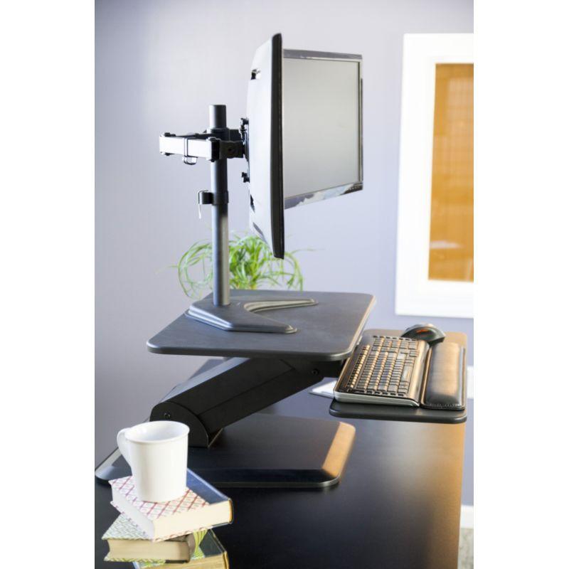 VIVO - Compact Height Adjustable Standing Desk Riser - Standing Desk Nation