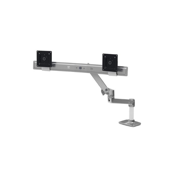 Ergotron LX Dual Direct Arm Front Side View