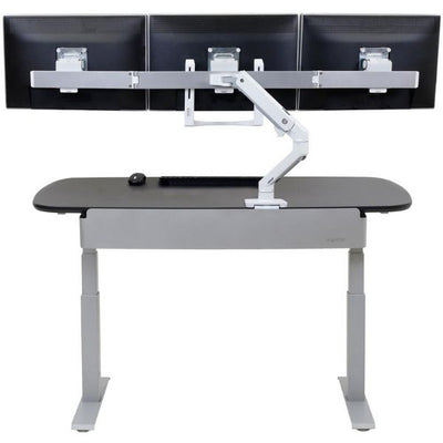 Ergotron WorkFit Electric 58 Inch Surface Back View