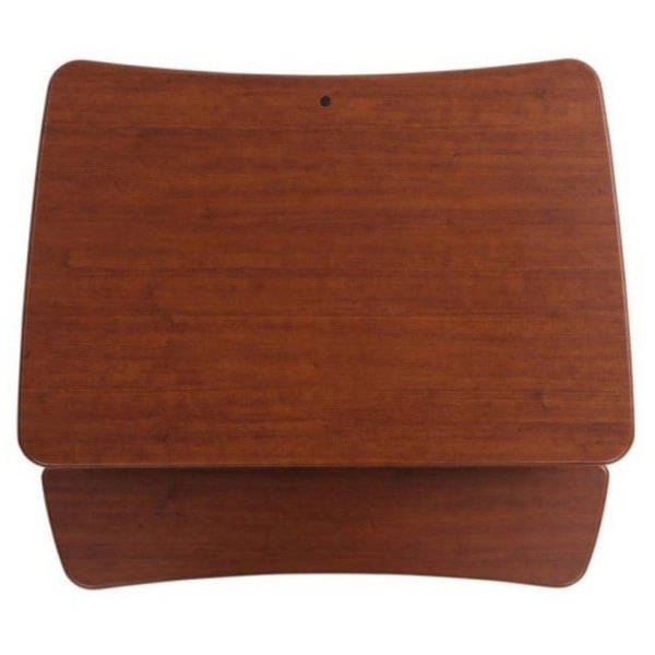 Flexispot M2 35 inch Standing Desk Converter Top View Mahogany