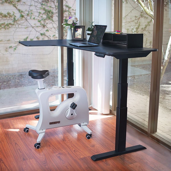Flexispot Bike V9 Deskcise Pro Under Black Desk