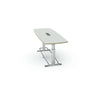 Focal Upright Confluence Standing Conference Table Bundle Glacier White