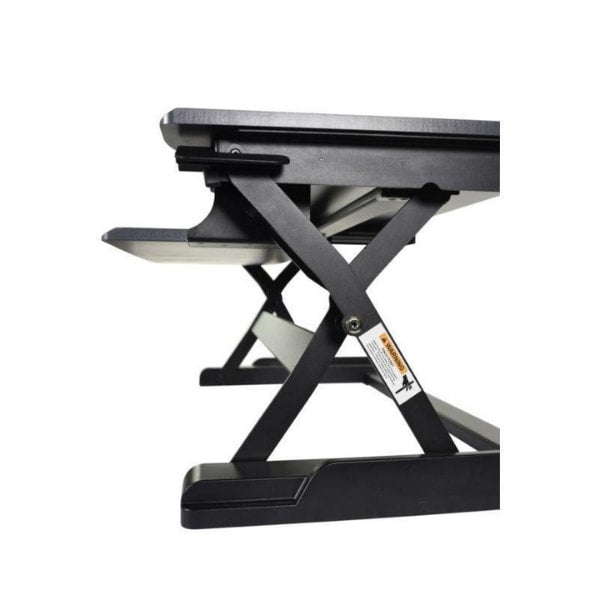 Luxor Level Up Premier Standing Desk Converter Side View