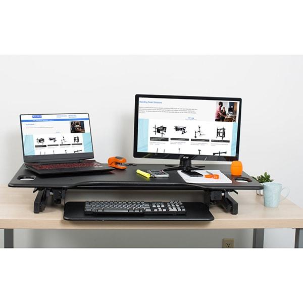 Rocelco DADR 46 Front View Laptop And Monitor