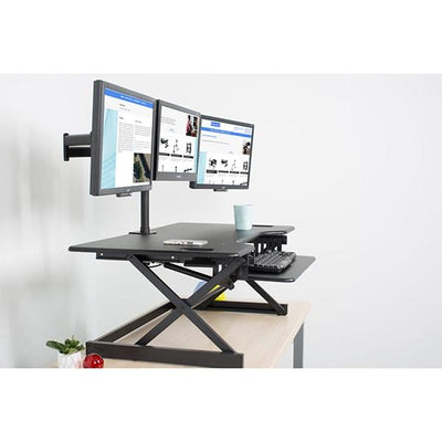 Rocelco DADR 46 Triple Monitor Top Side View