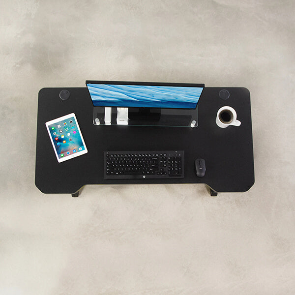 VIVO Z-Shaped 47 Gaming Computer Desk DESK-GM1ZB Top View