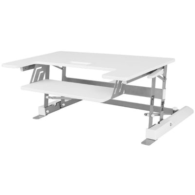 VIVO DESK-V000B Standing Desk Converter 3D View White