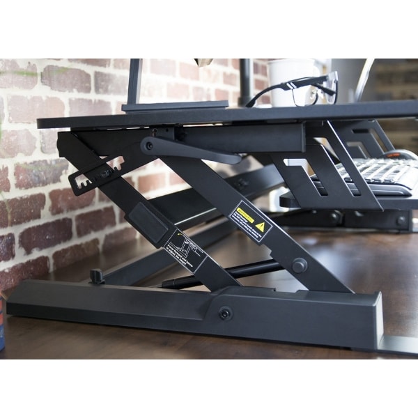 VIVO DESK-V000B Standing Desk Converter Side View