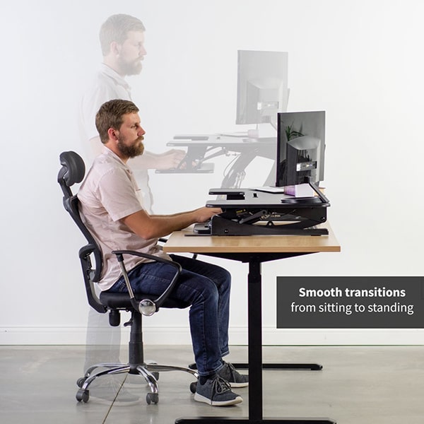 Vivo Desk V000VL Side View