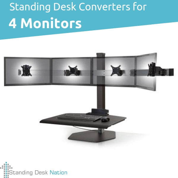 4 monitor standing desks