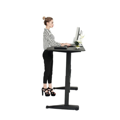 ApexDesk AirDesk Pneumatic Standing Desk Side View