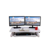 ApexDesk ZT Electric Desk Riser Front View White