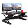 ApexDesk ZT Electric Desk Riser Walnut