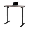 Bestar 24 x 48 Electric Table Bark Grey