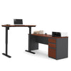 Bestar Prestige + L-Desk Bordeaux & Graphite