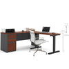 Bestar Prestige + L-Desk Dimension Sitting