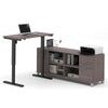 Bestar Pro-Linea L-Desk Bark Grey