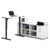 Bestar Pro-Linea L-Desk White