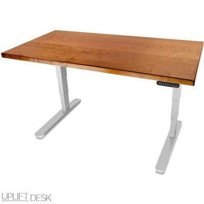 Uplift Height Adjustable Standing Desk w/ Solid Wood Desktop - Standing Desk Nation