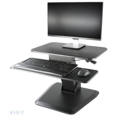 VIVO - Compact Height Adjustable Standing Desk Riser - Standing Desk Nation