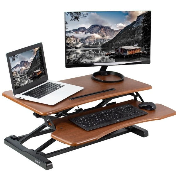 VIVO DESK V000K Standing Desk Converter Standing Desk Nation