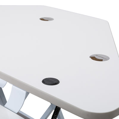 VersaDesk - 48" Power Pro Corner Electric Standing Desk Converter - DISCONTINUED - Standing Desk Nation