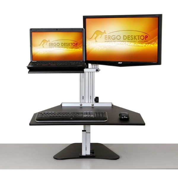 Ergo Desktop Hybrid Kangaroo Front Laptop And Monitor High