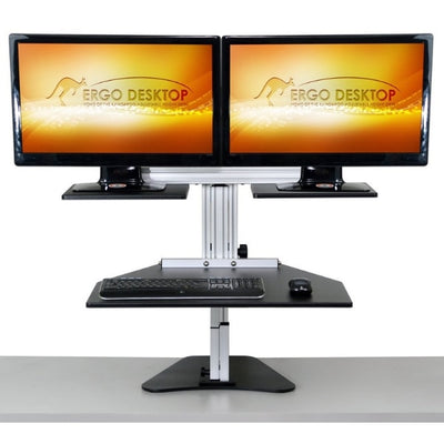 Ergo Desktop Kangaroo Dual Two Monitors High