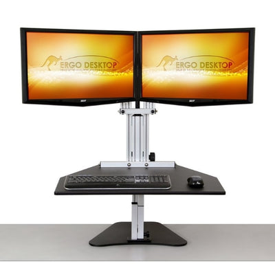 Ergo Desktop Kangaroo Elite Dual Monitor High