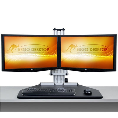 Ergo Desktop Kangaroo Elite Dual Monitor Low