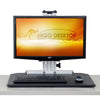 Ergo Desktop Kangaroo Pro Junior Standing Desk Converter Front View Monitor Low