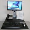 Ergo Desktop Kangaroo Pro Junior Standing Desk Converter Vertical Setup