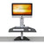 Ergo Desktop MyMac Kangaroo Pro Standing Desk Converter Front View Monitor High