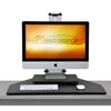 Ergo Desktop MyMac Kangaroo Standing Desk Converter Front View Monitor Low