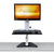 Ergo Desktop Wallaby Junior Standing Desk Converter Front View Monitor High