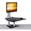 Ergo Desktop Wallaby Standing Desk Converter 3D View Monitor High