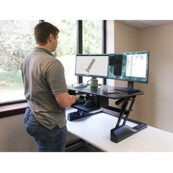 Ergotech Freedom Desk 42 Front View  Raised Standing