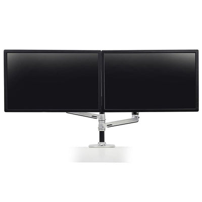 Ergotron LX Dual Tall Pole Front View