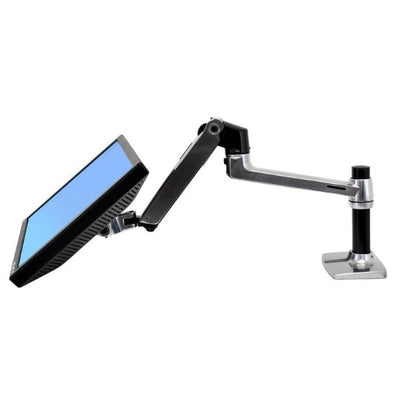 Ergotron LX Monitor Arm Side View Monitor Facing Upward