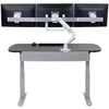 Ergotron WorkFit Electric 58 Inch Surface Back View