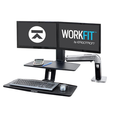 Ergotron Workfit A Dual Suspended  3D View