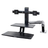 Ergotron Workfit A Dual Suspended 3D View No Monitor