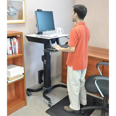 Ergotron Workfit C 3D View Facing Right Standing