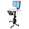 Ergotron Workfit C Dual 3D View