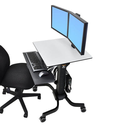 Ergotron Workfit C Dual 3D View Close Up