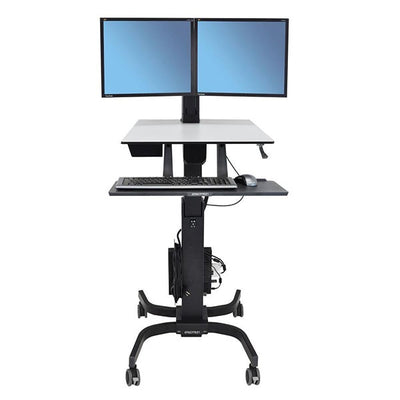 Ergotron Workfit C Dual Front View