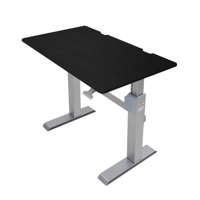 Ergotron Workfit DL 48 Sit Stand Desk 3D View Black