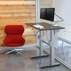 Ergotron Workfit DL 48 Sit Stand Desk 3D View Wenge